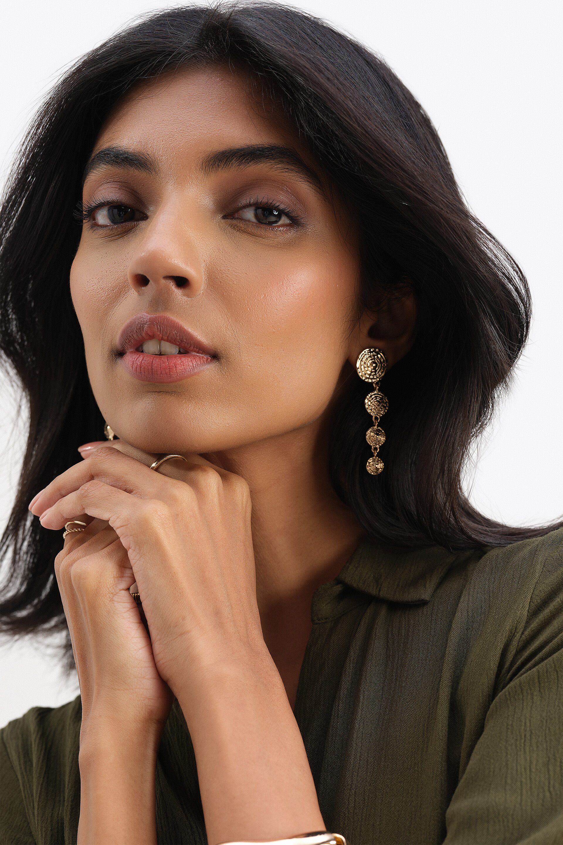 Opulent Ovals Earrings, , image 2